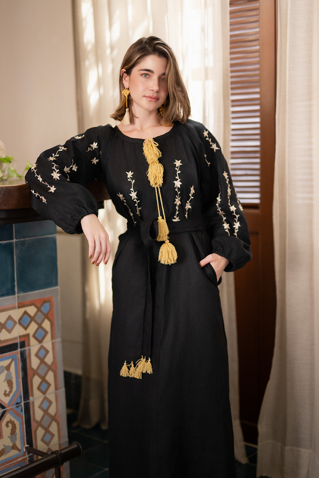 Tunica Miniflores negra