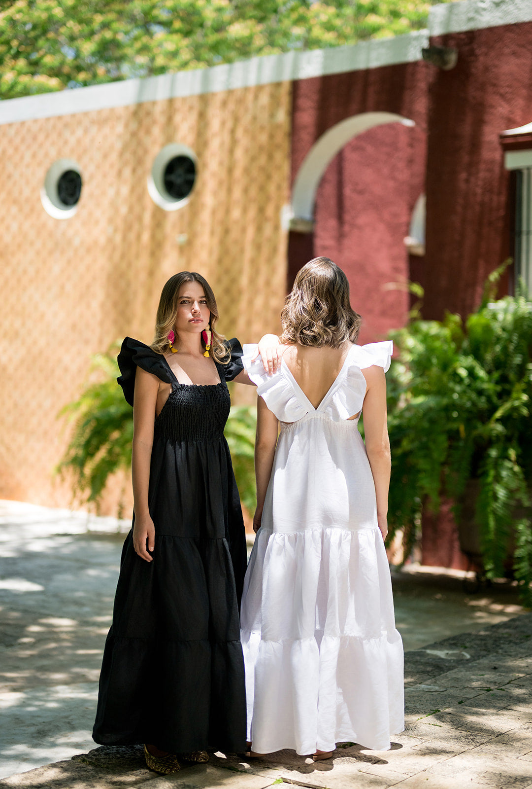 Vestido espalda Mariposa  blanco