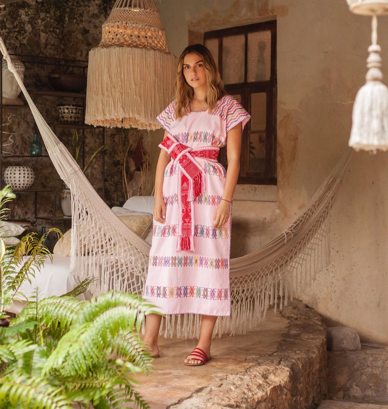 Huipil petatillo largo